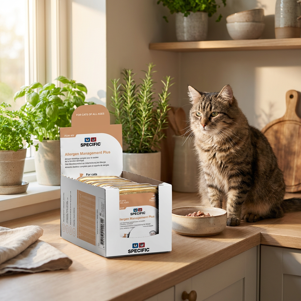 Specific FOW-HY Allergen Management Plus mokra karma dla kotów z alergią 7x100 g – pasztet