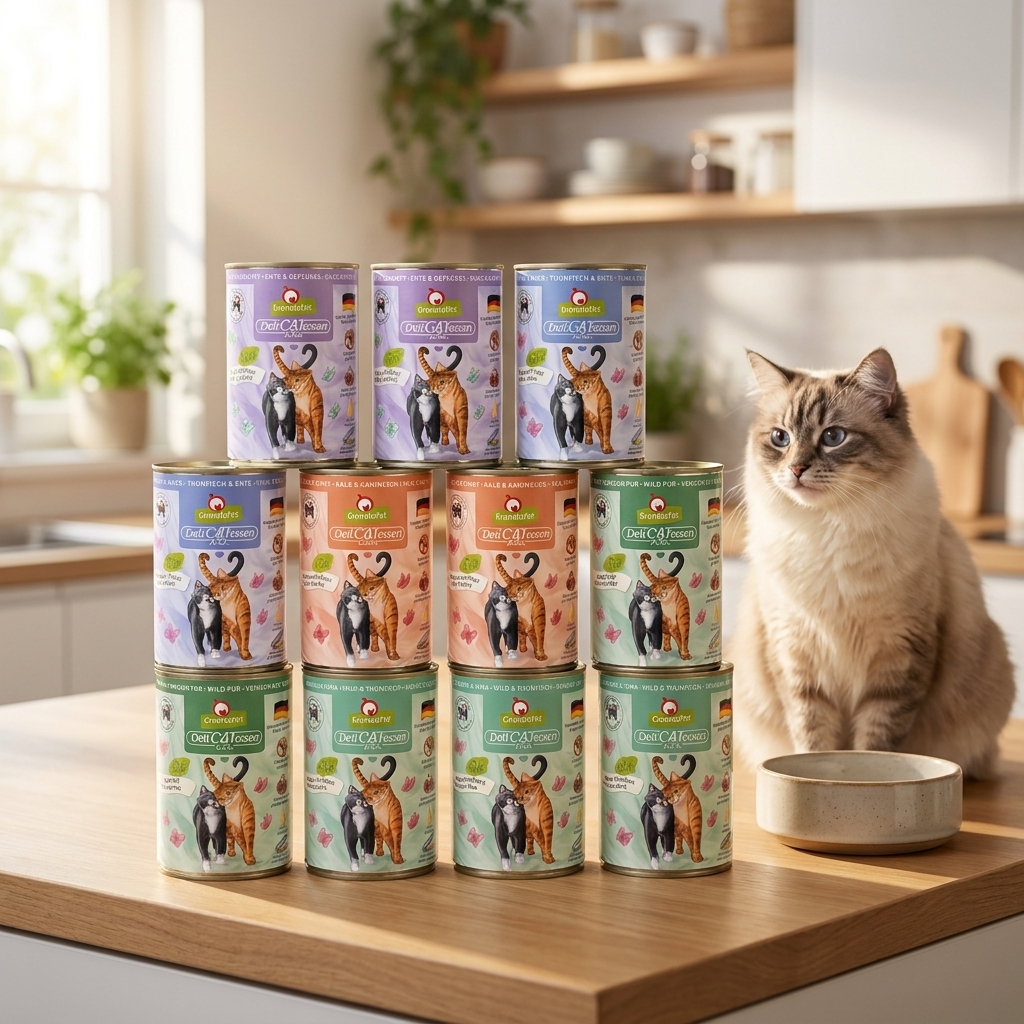 Granatapet DeliCatessen mokra karma dla kota 12 x 400 g bezzbożowa w puszkach – mix smaków