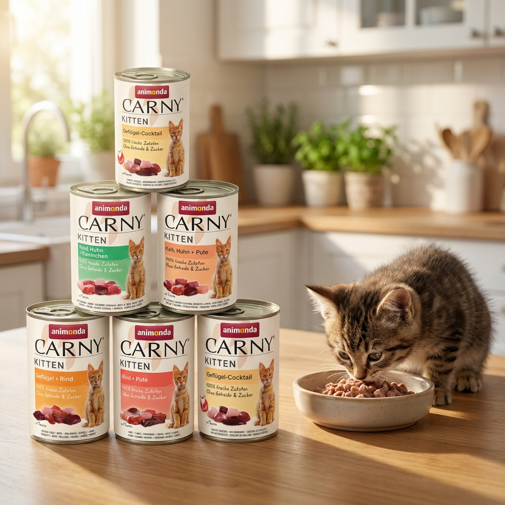 Animonda Carny Kitten karma mokra dla kociąt 6x400 g bezzbożowa w puszce – mix smaków