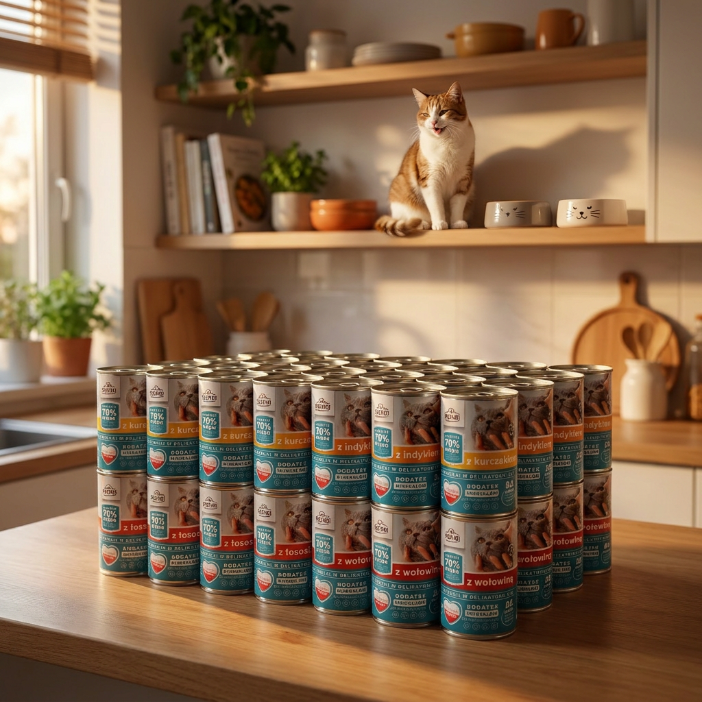 Frendi karma mokra dla kota w puszkach 48 x 400 g – dla kotów dorosłych, mix smaków