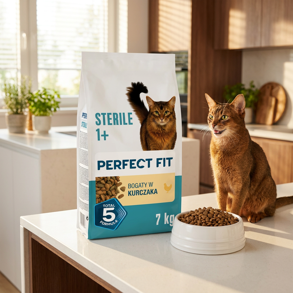 Perfect Fit Sterile 1+ sucha karma dla kotów sterylizowanych 7 kg – kurczak