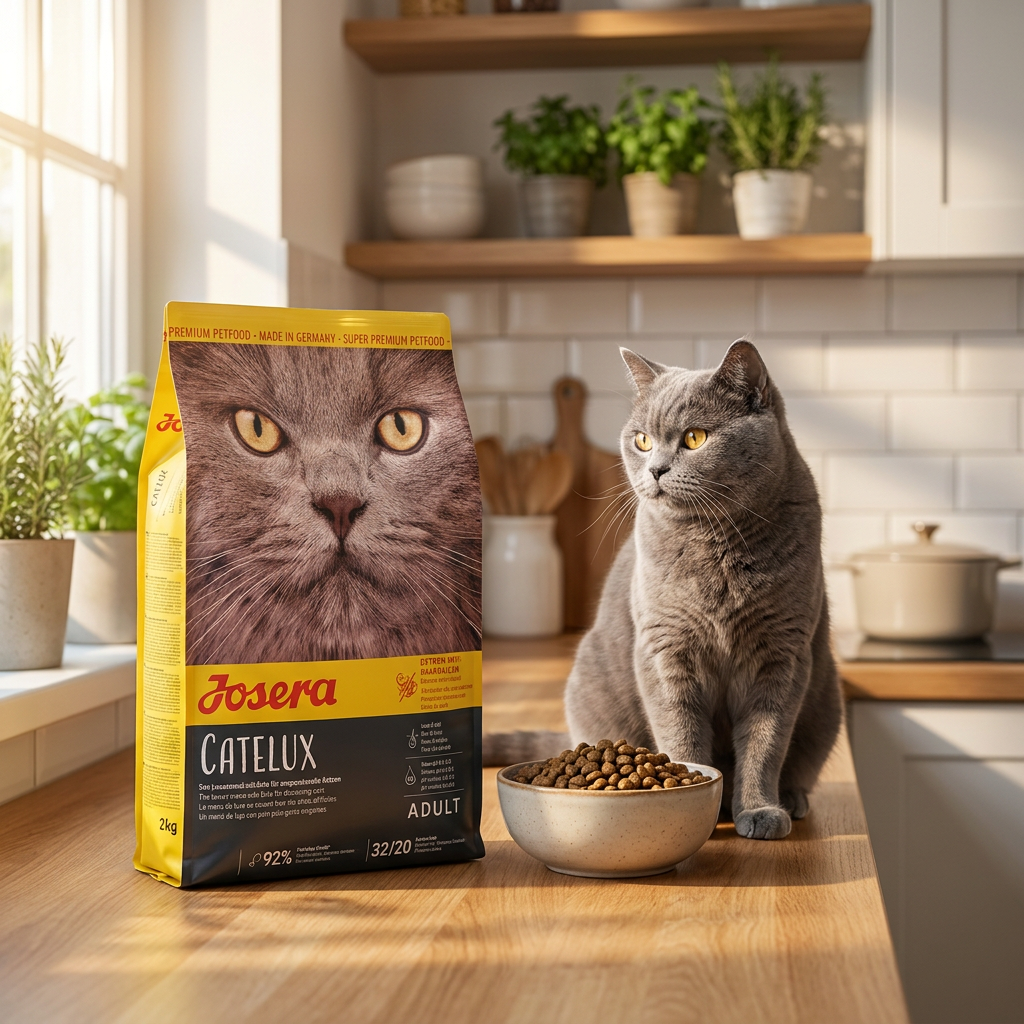 Josera Catelux sucha karma dla kota odkłaczająca 2 kg – bezzbożowa, z kurczakiem