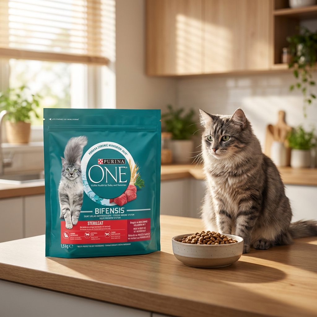 Purina ONE Bifensis karma sucha dla kotów sterylizowanych z wołowiną 1,5 kg – Sterilcat