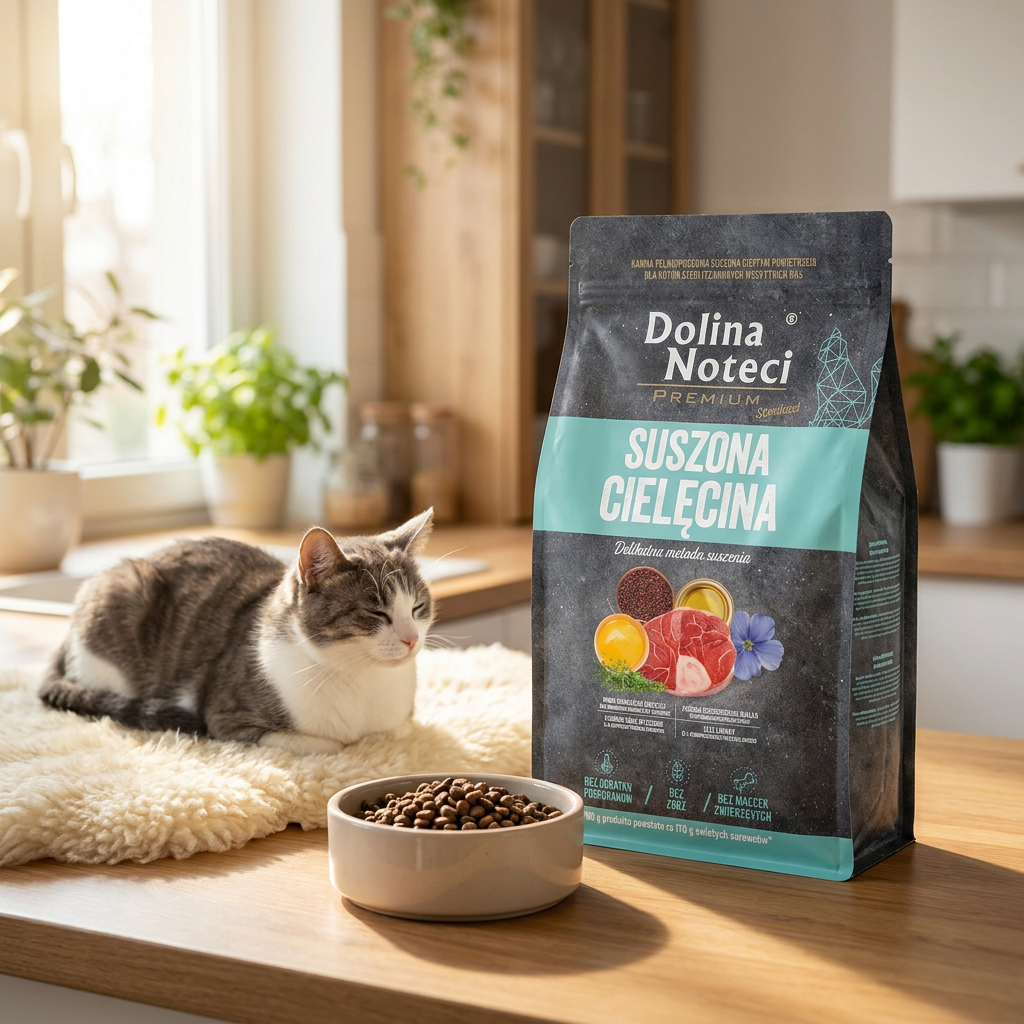 Dolina Noteci Premium Sterilised sucha karma dla kota sterylizowanego 2 kg – cielęcina