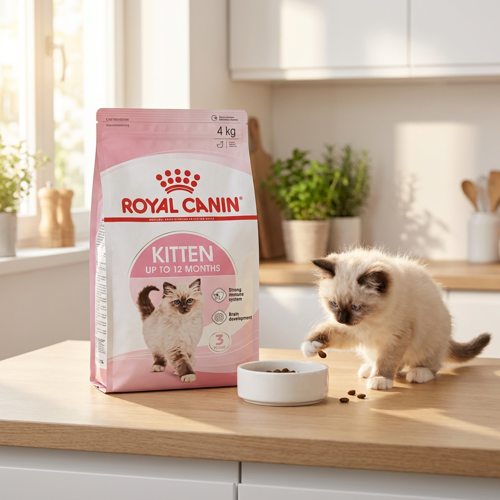 Royal Canin Kitten karma sucha dla kociąt 4 kg – z prebiotykiem, 4–12 miesięcy, drób