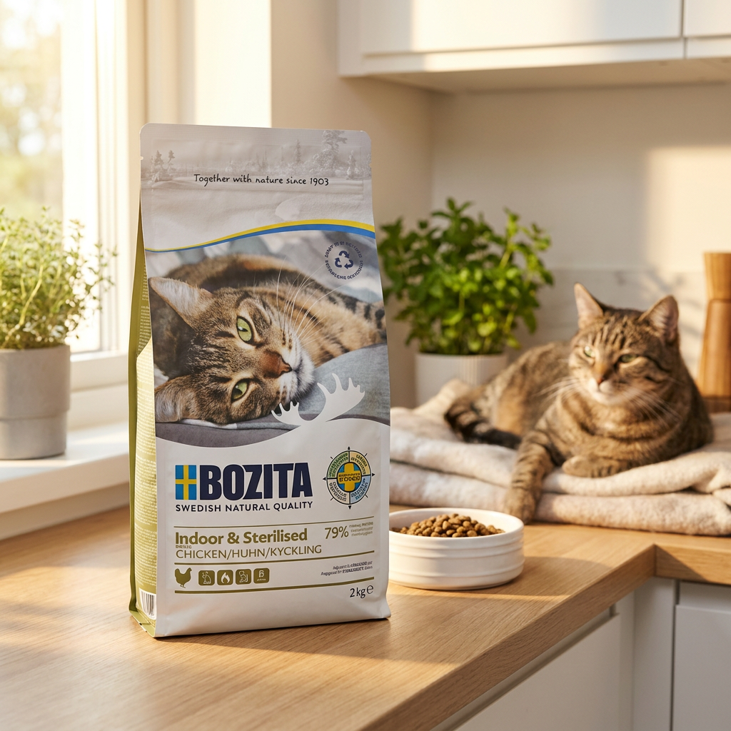 Bozita sucha karma dla kotów sterylizowanych 2 kg bezzbożowa – Indoor & Sterilised, kurczak