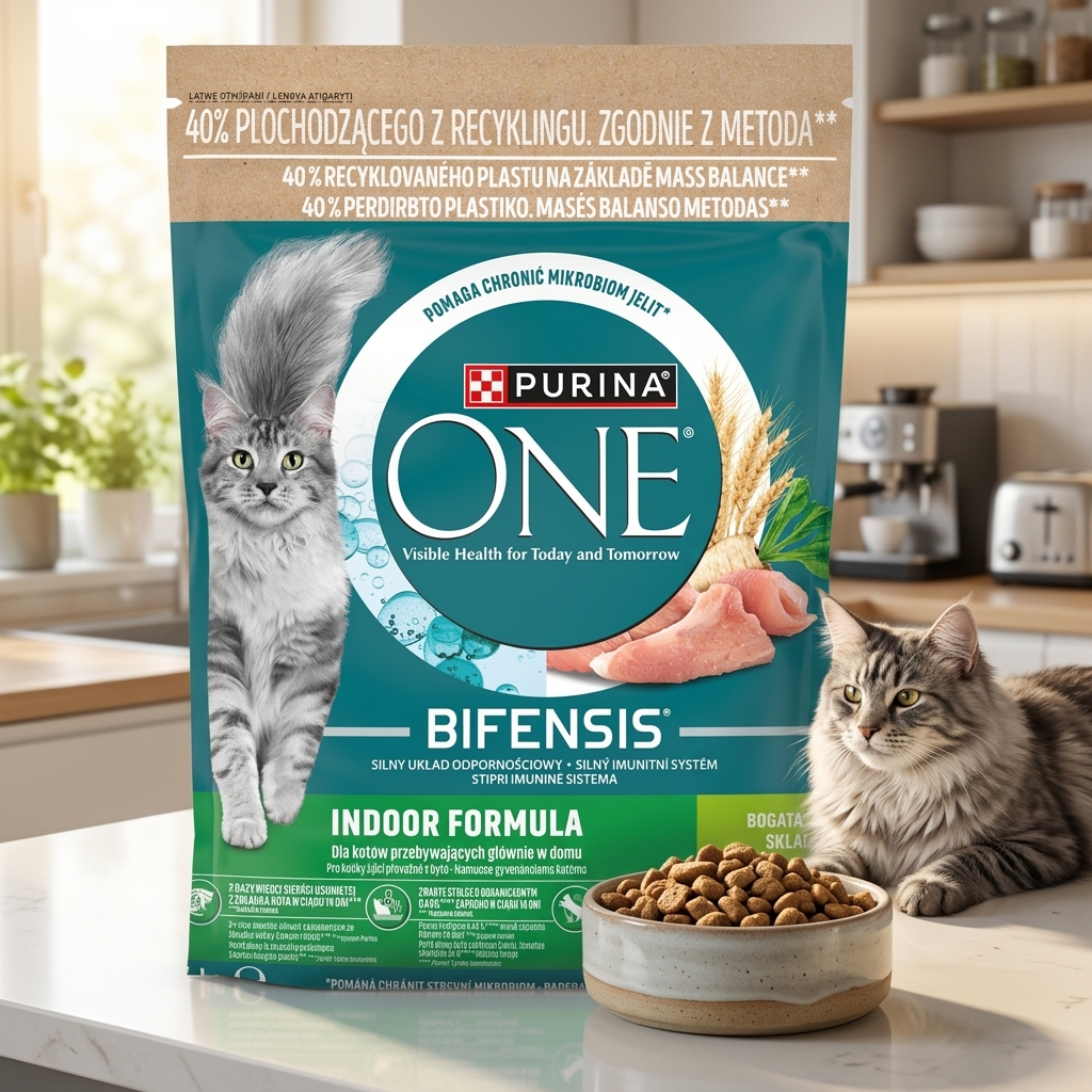 Purina ONE Indoor sucha karma dla kota z indykiem 1,4 kg – dla kotów domowych