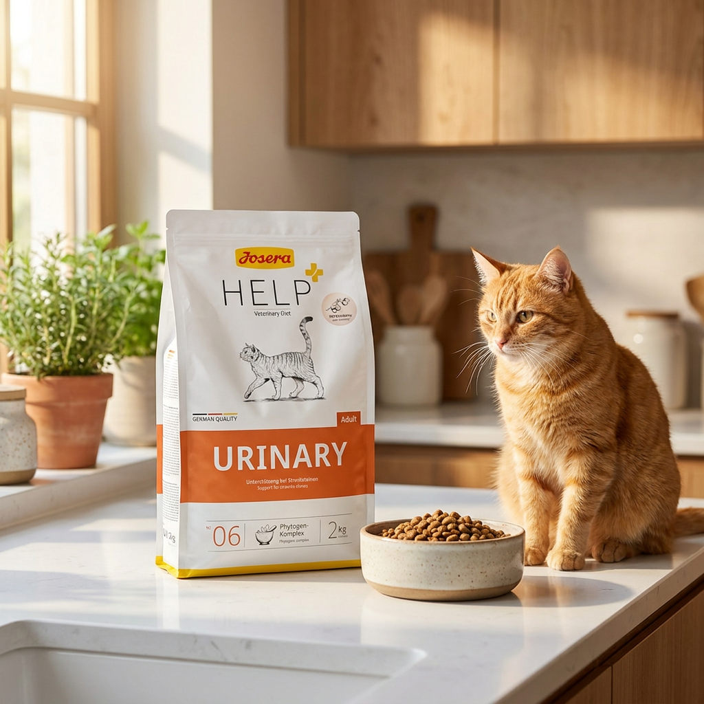 Josera Help Cat Urinary sucha karma dla kotów na kamienie struwitowe 2 kg – drób