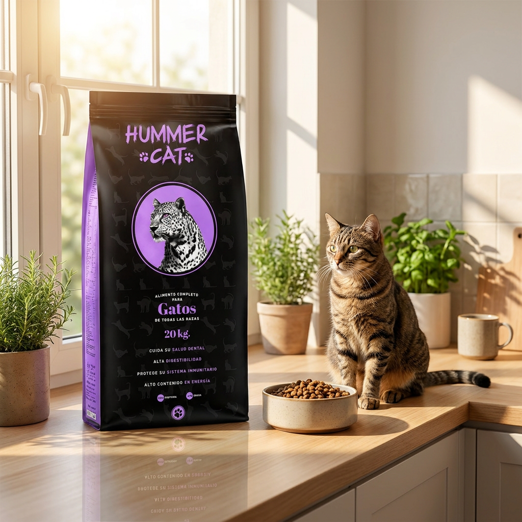 Golden Pet Food Hummer Cat sucha karma dla kota 20 kg pełnoporcjowa z tauryną – mix smaków
