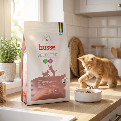 Husse Fresh Balanced Growth Kitten sucha karma dla kociąt bezzbożowa 2 kg – kurczak