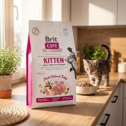 Brit Care Cat Grain-Free Kitten sucha karma dla kociąt 7 kg, bezzbożowa – kurczak