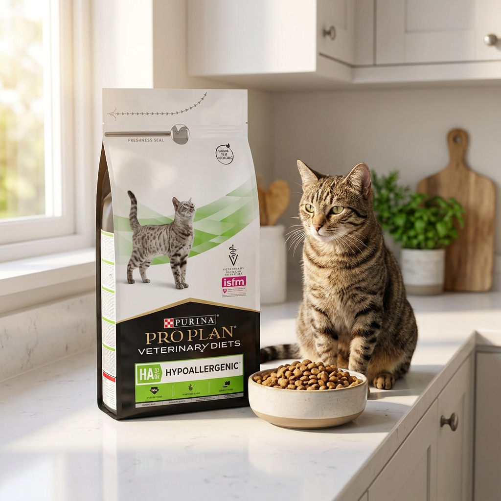 Pro Plan Veterinary Diets HA hipoalergiczna sucha karma dla kota 1,3 kg – z prebiotykiem