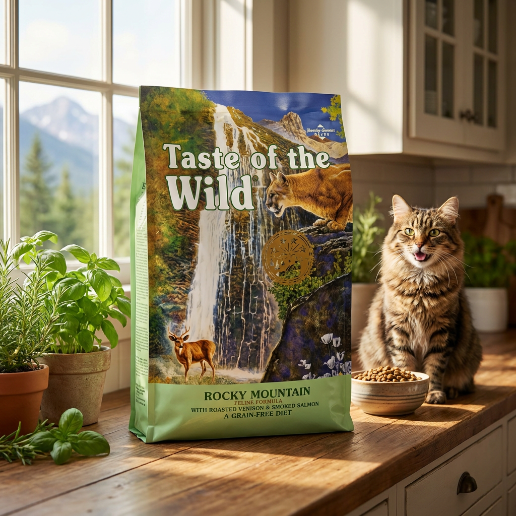 Taste of the Wild sucha karma dla kota 6,6 kg bezzbożowa z dziczyzną i łososiem – Rocky Mountain