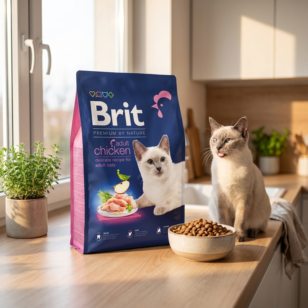 Brit Premium by Nature sucha karma dla kota dorosłego 8 kg bezzbożowa – kurczak