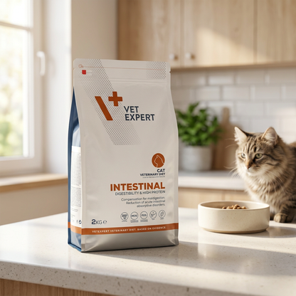 Vet Expert Cat Intestinal 2 kg – sucha karma weterynaryjna dla kota z problemami jelitowymi
