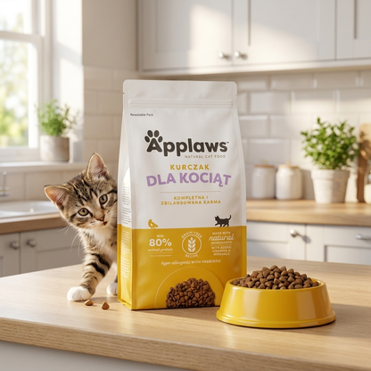 Applaws Cat Kitten sucha karma dla kociąt 2 kg bezzbożowa, 75% mięsa – kurczak