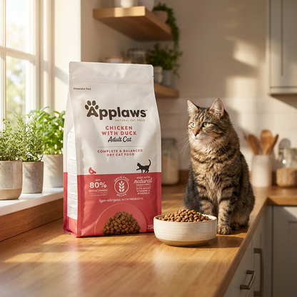 Applaws Sucha karma dla kota dorosłego 7,5 kg bezzbożowa – kurczak z kaczką