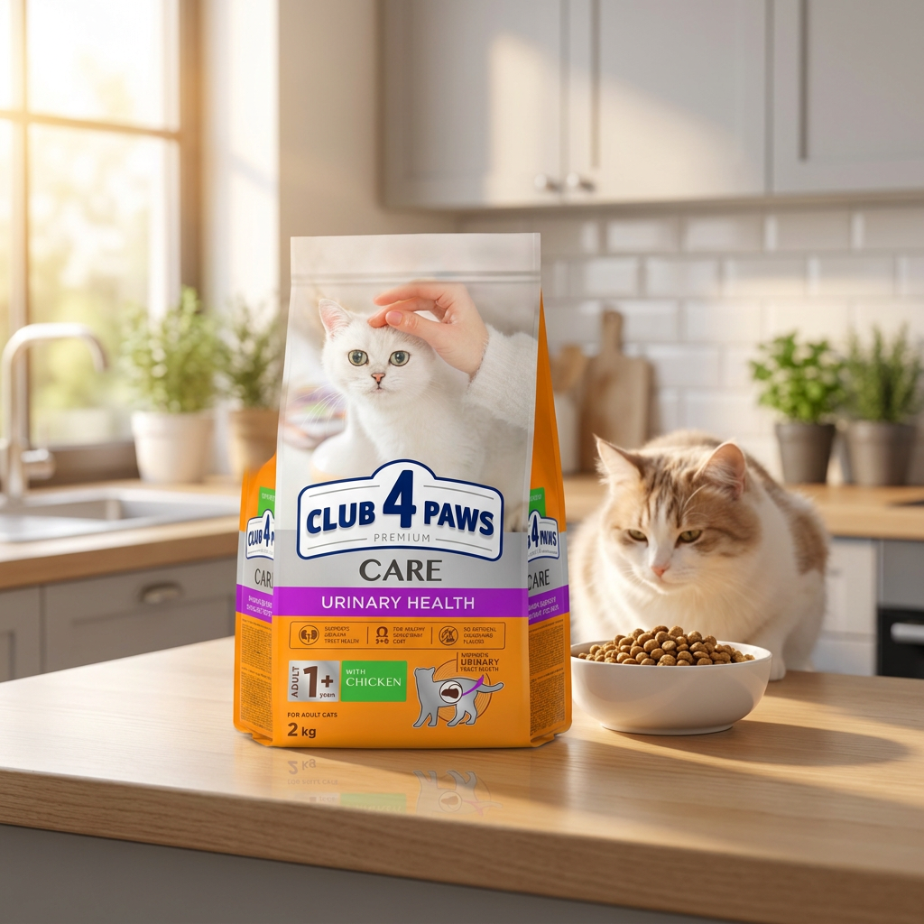 Club 4 Paws Premium sucha karma dla kota Urinary 2 kg – z kurczakiem, dla kotów dorosłych