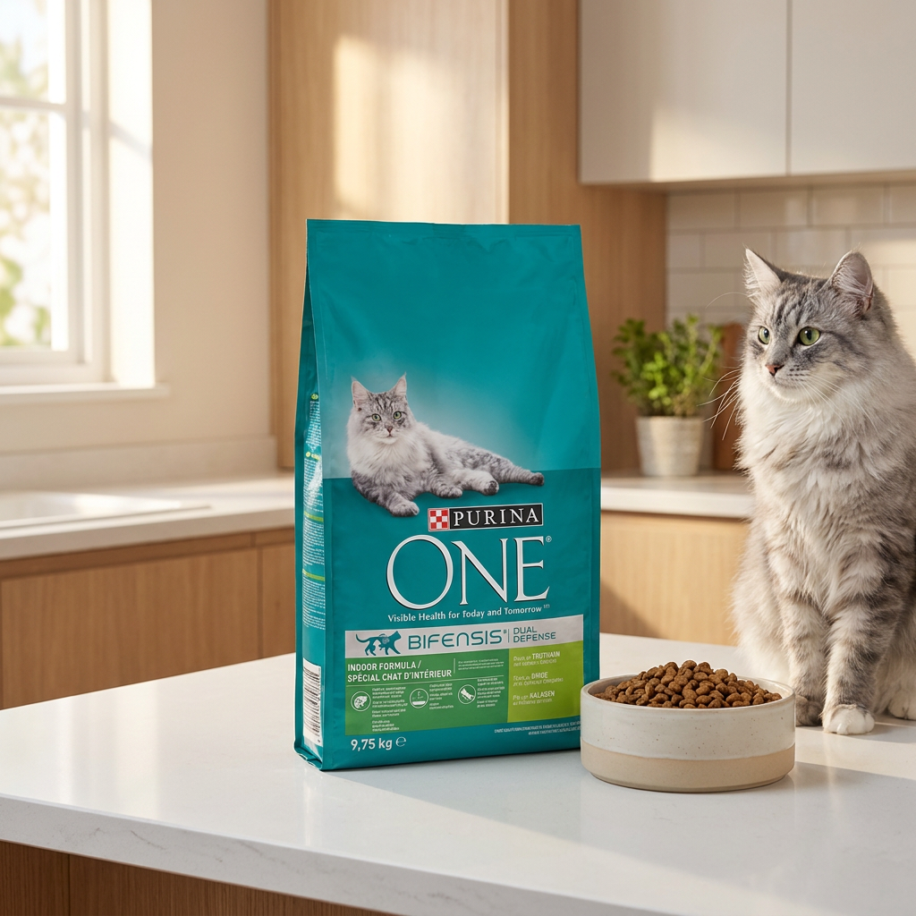 Purina ONE Indoor Formula sucha karma dla kotów domowych z indykiem 9,75 kg – dorosłe