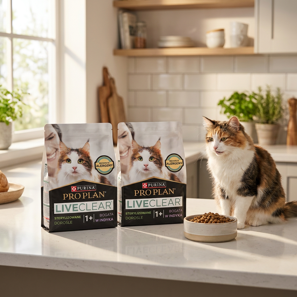 Purina Pro Plan LiveClear Sterilised sucha karma dla kota z indykiem – 2 x 1,4 kg