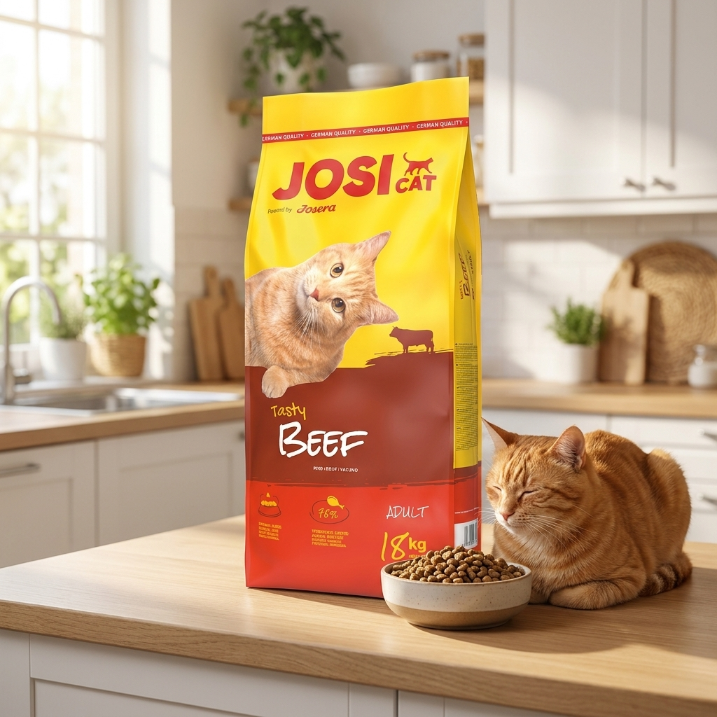 JosiCat Tasty Beef sucha karma dla kota 18 kg z wołowiną – dla dorosłych kotów