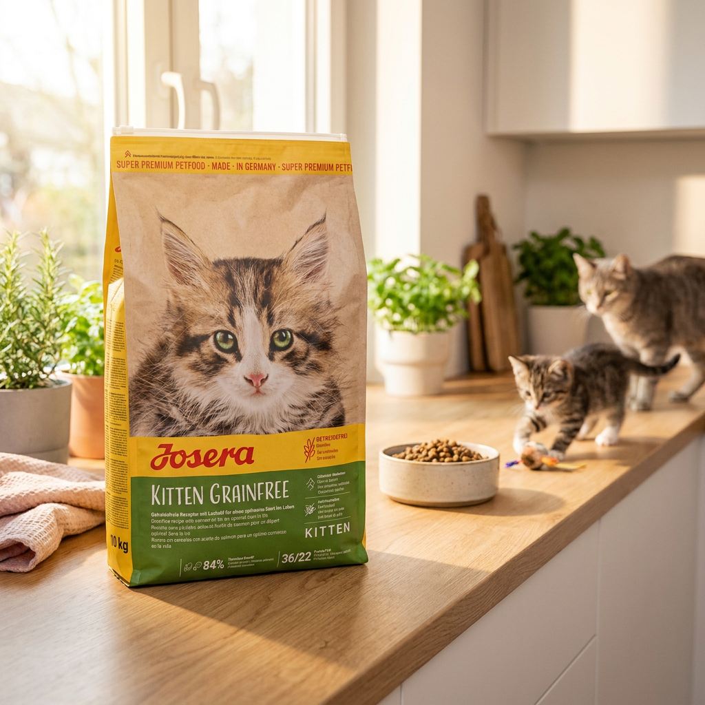 Josera Kitten Grainfree karma sucha dla kociąt bez zbóż 10 kg – kurczak, dla kotek w ciąży
