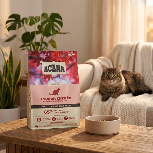Acana Indoor Entrée sucha karma dla kota 1,8 kg – bezzbożowa, dla kotów sterylizowanych