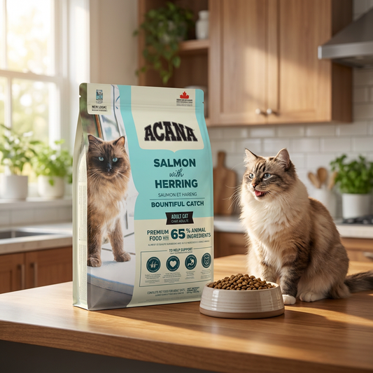 Acana Bountiful Catch sucha karma dla kota dorosłego 4,5 kg – łosoś, śledź i pstrąg