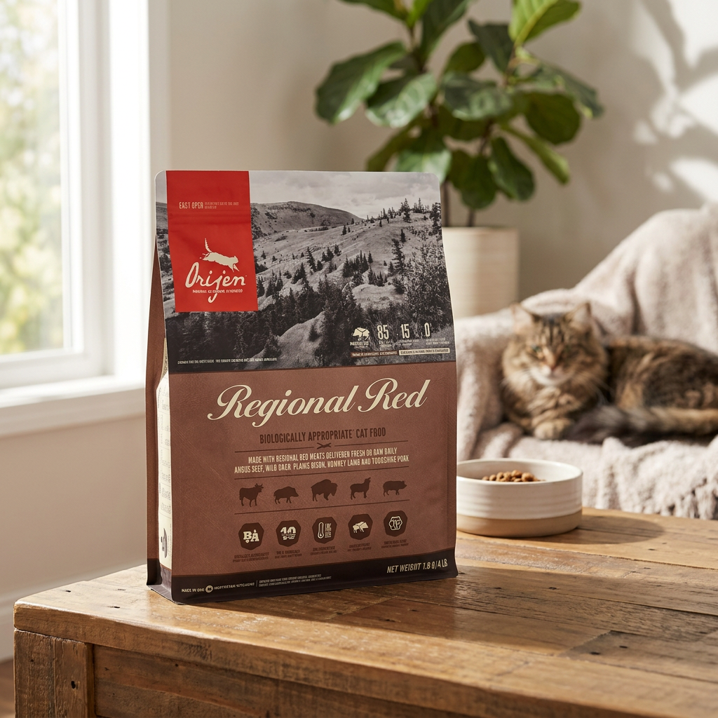 Orijen Cat Regional Red sucha karma dla kota 1,8 kg – bezzbożowa, z czerwonym mięsem
