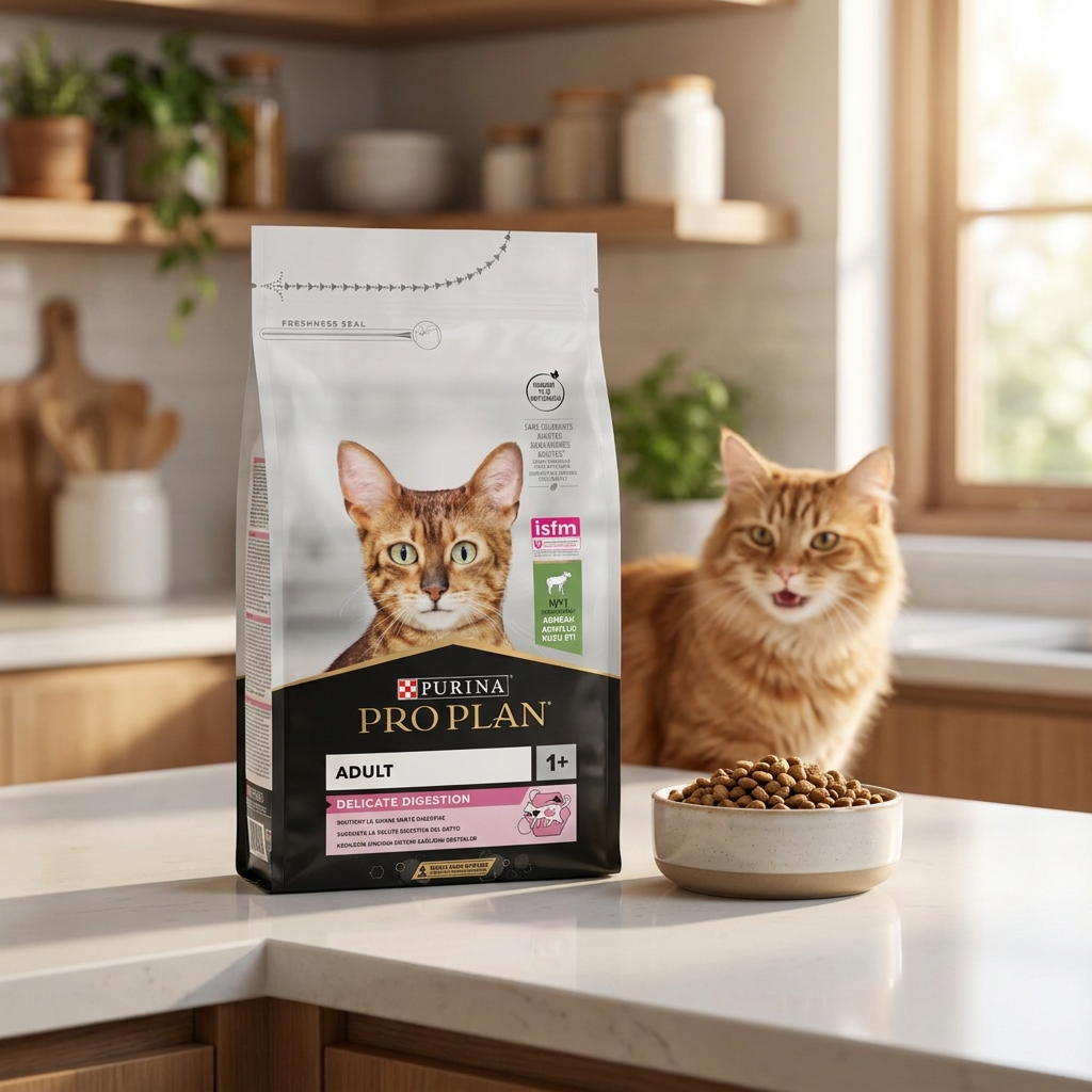 Purina Pro Plan Delicate Digestion Adult karma sucha dla kota 1,5 kg z prebiotykiem – jagnięcina