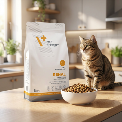 Vet Expert Veterinary Diet Renal Cat 2 kg – sucha karma weterynaryjna dla kota na nerki