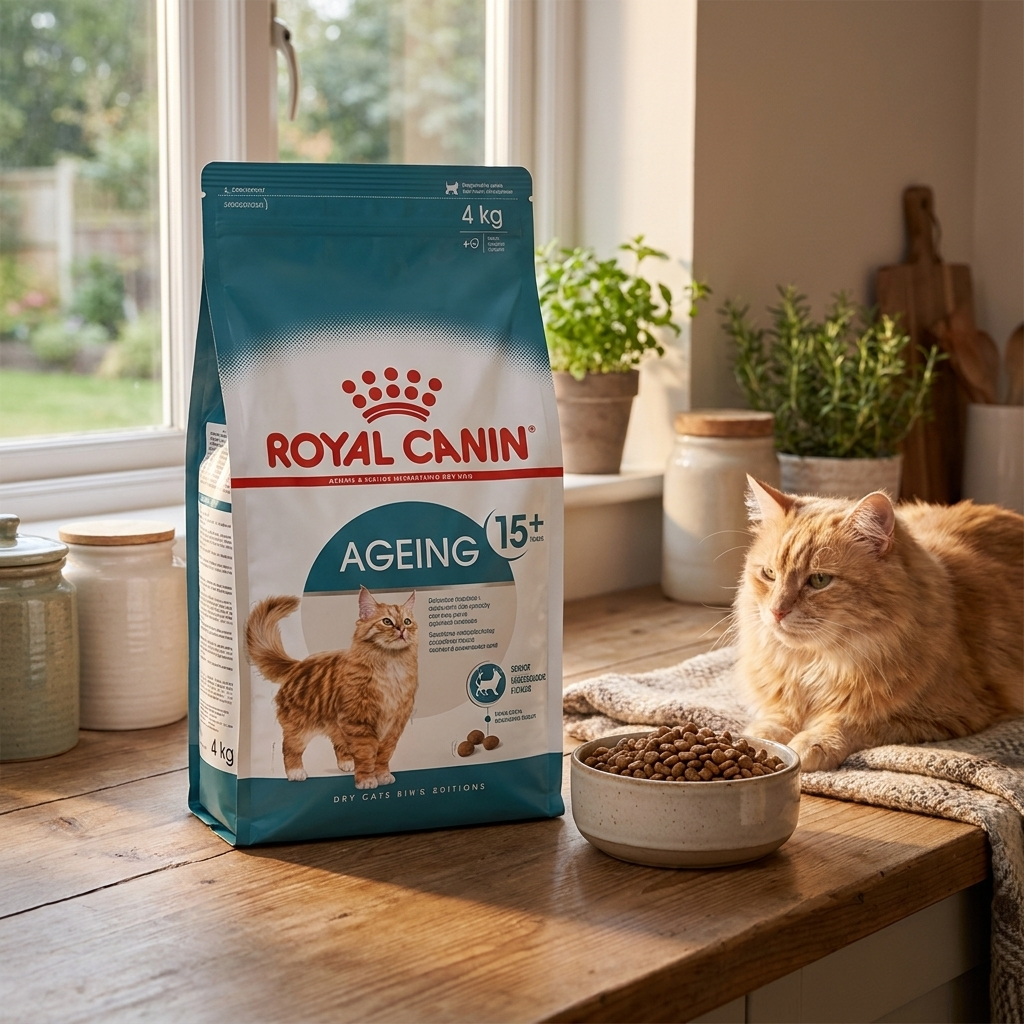 Royal Canin Ageing 15+ sucha karma dla starszych kotów powyżej 15 lat z prebiotykiem – 4 kg