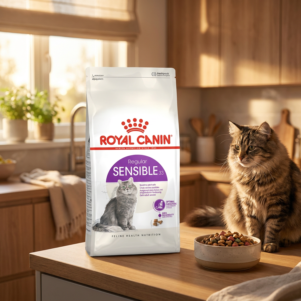 Royal Canin Sensible 33 karma sucha dla kotów 4 kg – wrażliwy przewód pokarmowy, dorosłe