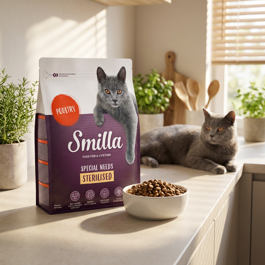 Smilla Adult Sterilised sucha karma dla kota sterylizowanego 4 kg – bez cukru, drób