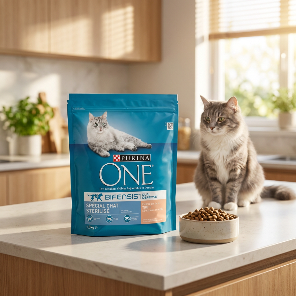 Purina ONE Sterilised sucha karma dla kota 1,5 kg – dla kotów sterylizowanych, pstrąg