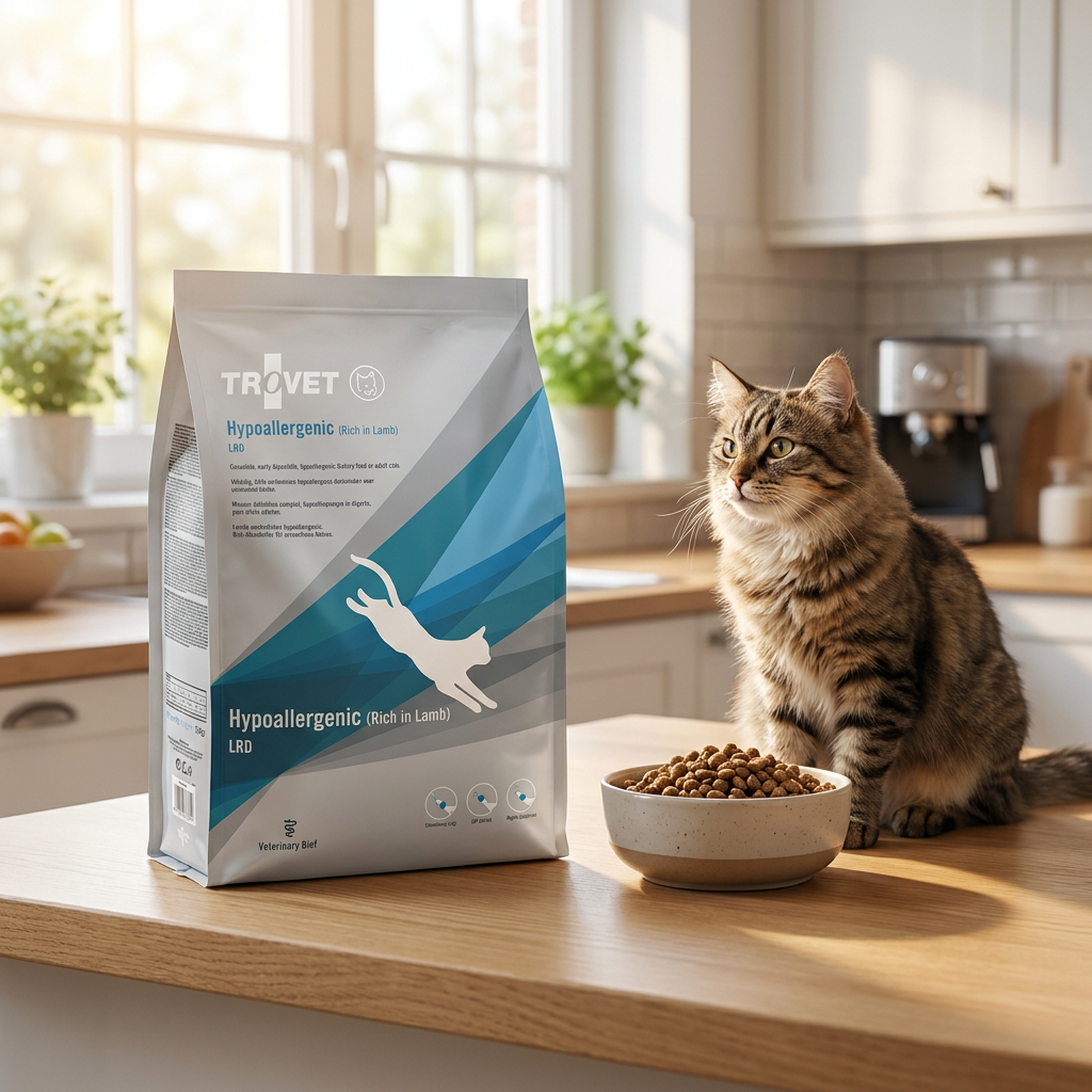 Trovet LRD Hypoallergenic karma sucha dla kota z alergią 3 kg – jagnięcina z ryżem