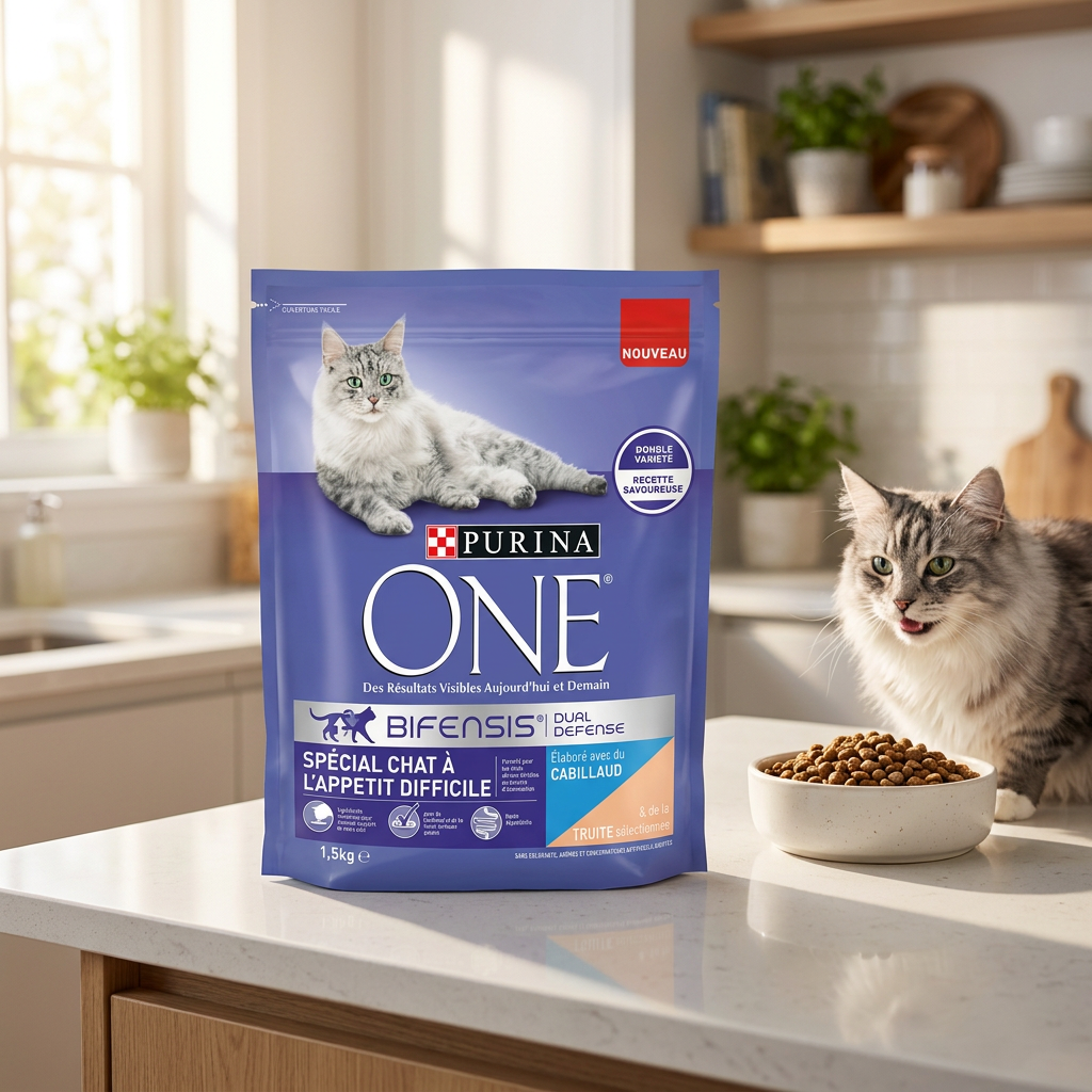 Purina ONE sucha karma dla kotów wybrednych z dorszem i pstrągiem 1,5 kg – dla dorosłych