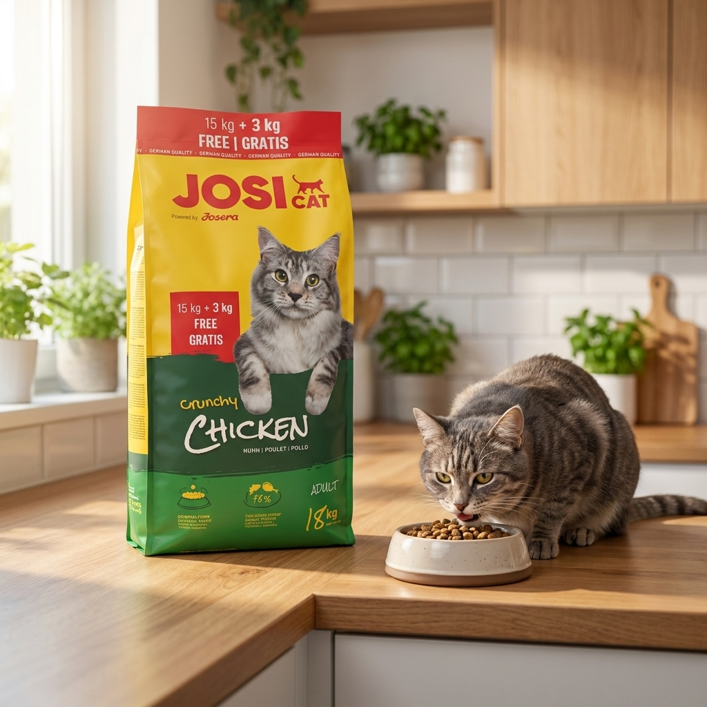 Josera JosiCat Crunchy Chicken karma sucha dla kotów dorosłych 18 kg – kurczak