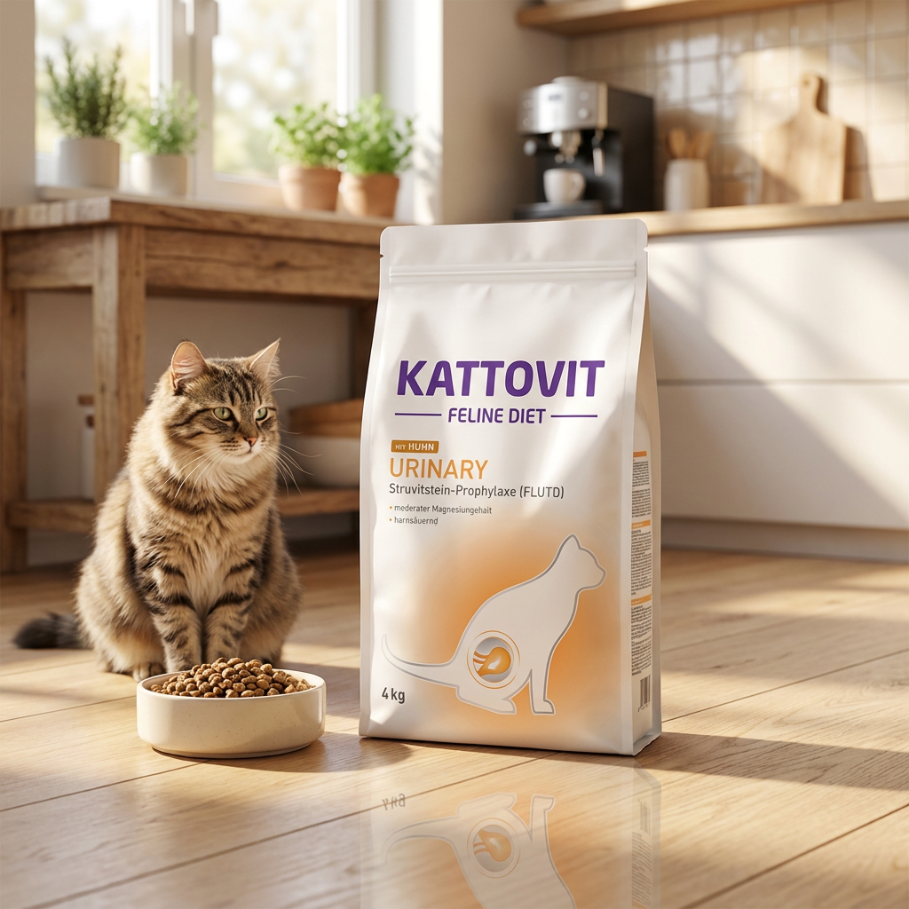 Kattovit Urinary sucha karma dla kota 4 kg z kurczakiem – na drogi moczowe, dorosłe