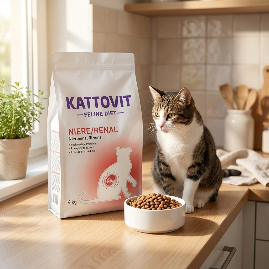 Kattovit Niere/Renal sucha karma dla kota z chorobami nerek 4 kg – mix smaków