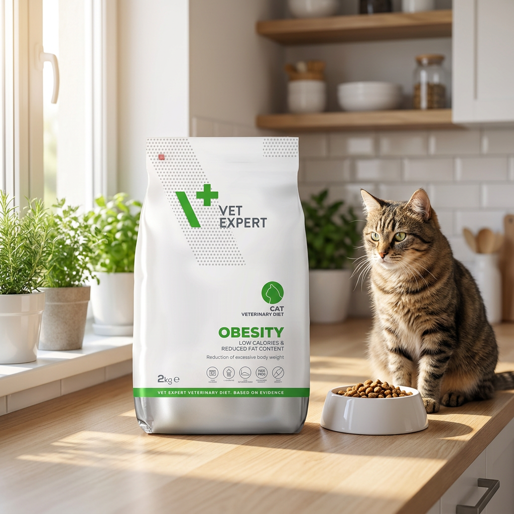 Vet Expert Obesity Cat sucha karma dietetyczna dla kotów z nadwagą 2 kg – drób