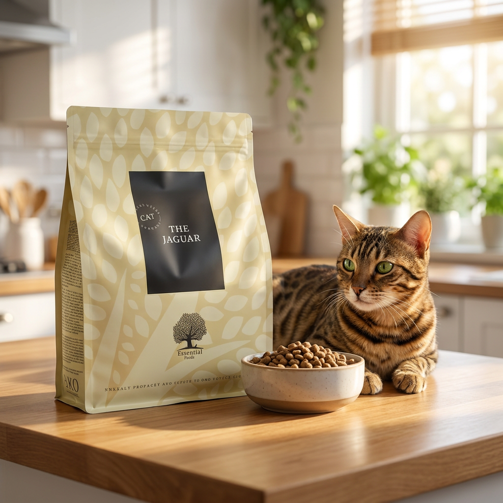 Essential Foods The Jaguar sucha karma dla kota bez zbóż 3 kg – 80% mięsa, dla kociąt i dorosłych