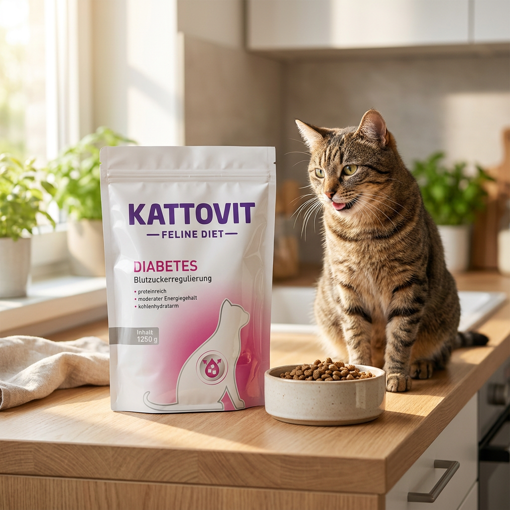 Kattovit Diabetes Weight sucha karma dla kota z cukrzycą i nadwagą 1250 g – kurczak, 2 szt.