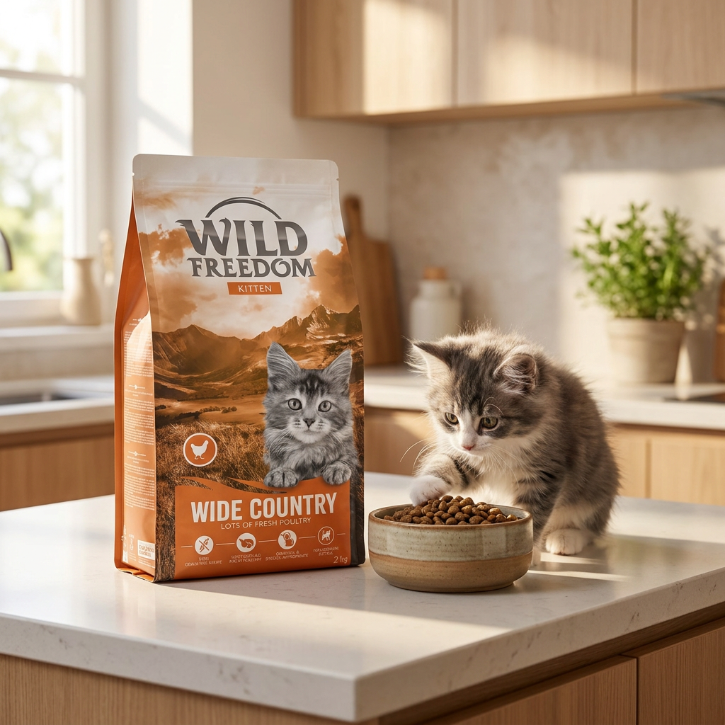Wild Freedom Kitten Wide Country sucha karma dla kociąt bezzbożowa 2 kg – kurczak