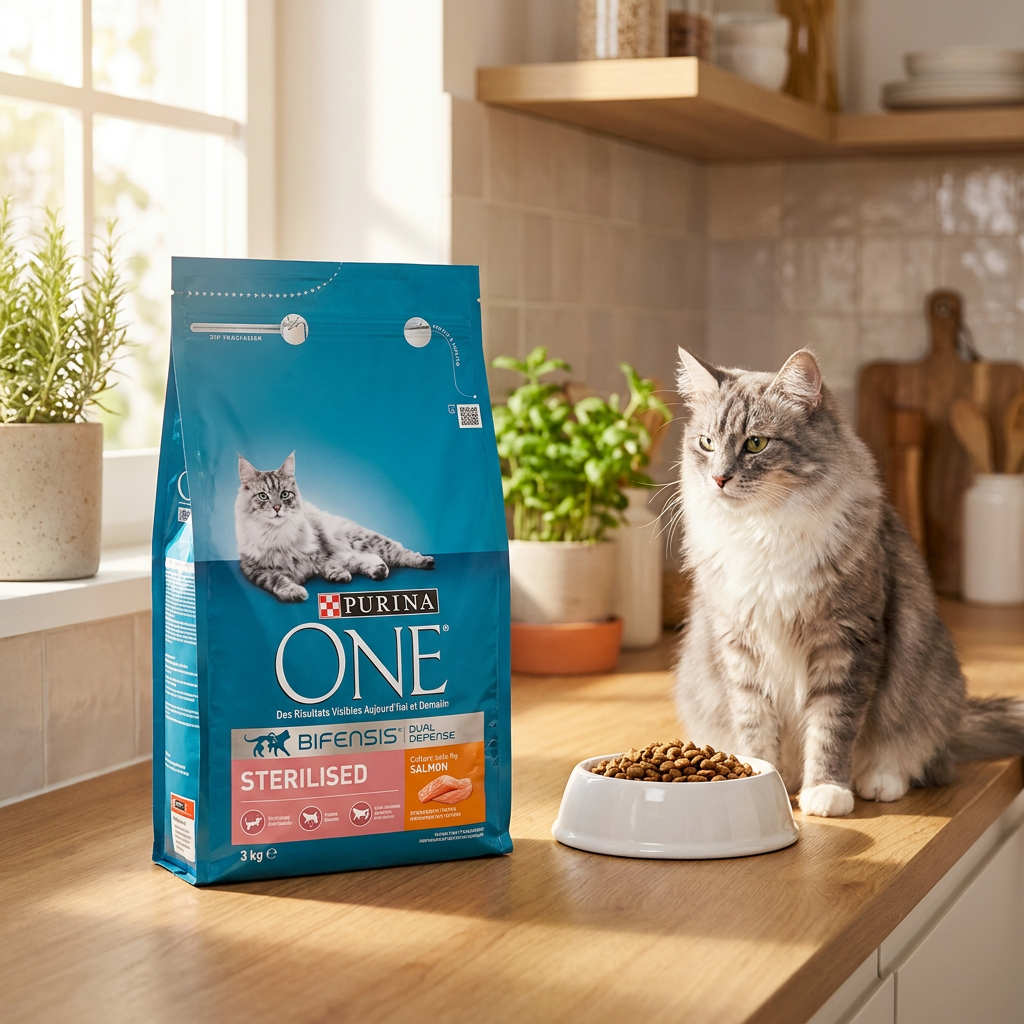 Purina ONE Sterilised sucha karma dla kota 3 kg – dla kotów sterylizowanych, łosoś