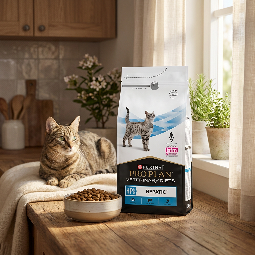 PRO PLAN Veterinary Diets HP St/Ox Hepatic sucha karma dla kotów na wątrobę 1,5 kg