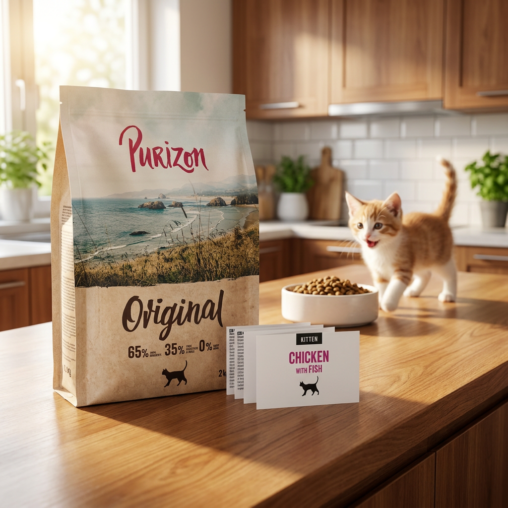 Purizon Kitten sucha karma dla kociąt bez zbóż 2 kg – kurczak z rybą