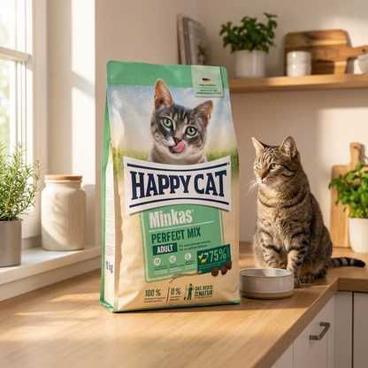 Happy Cat Minkas Perfect Mix sucha karma dla kota 10 kg – kurczak, ryba, jagnięcina