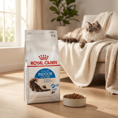Royal Canin Indoor Long Hair sucha karma dla kota 2 kg – odkłaczająca, kurczak