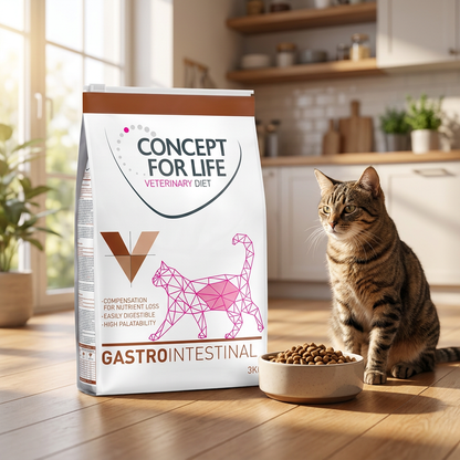 Concept for Life Veterinary Diet Gastro Intestinal karma sucha dla kota 3 kg – kurczak